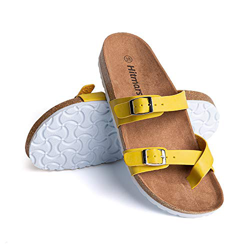 Sandali Donna Estivi Pantofole Spiaggia Mare Comode Leggero Casual Scarpe Giardini Antiscivolo Piattaforma Finta Pelle Slip On Nero Bianco Marrone Gri precio