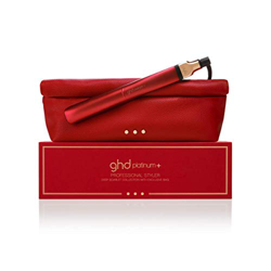 ghd platinum+ Styler Piastra per capelli, Edizione Limitata con custodia abbinata, Rosso Deep Scarlet en oferta