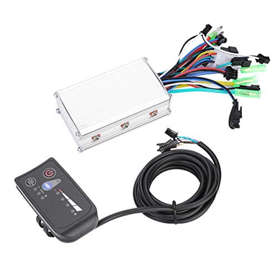 Outbit Display a LED - Kit Controller Senza Spazzola per Scooter Elettrico per Bicicletta da 250 W/350 W Impermeabile(48V)