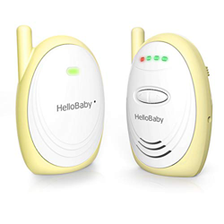 HelloBaby HB168 Baby Monitor, Audio Digitale"plug-n-go" con Versione Notturna, giallo (Giallo) características