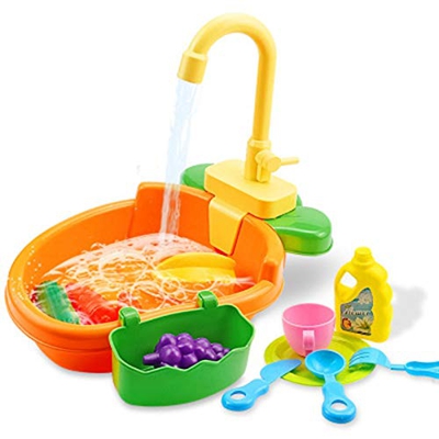 Katigan Vasca da Bagno Automatica con Fontane Un Rubinetto Spa Piscina Doccia Strumento Multifunzionale per La Pulizia dei Giocattoli C.
