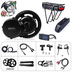 Bafang BBS02B 48V 500W Bici elettrica Motore Centrale di conversione Kit componenti ebike Accessori Display Ingranaggi con Batteria Hailong 48V 11.6/1 en oferta