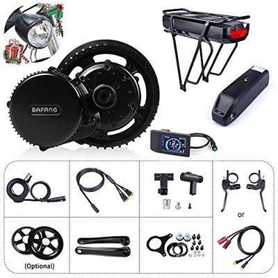 Bafang BBS02B 48V 500W Bici elettrica Motore Centrale di conversione Kit componenti ebike Accessori Display Ingranaggi con Batteria Hailong 48V 11.6/1