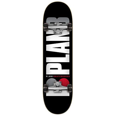 Plan B Team Og Black Factory - Skateboard completo da 19,7 cm