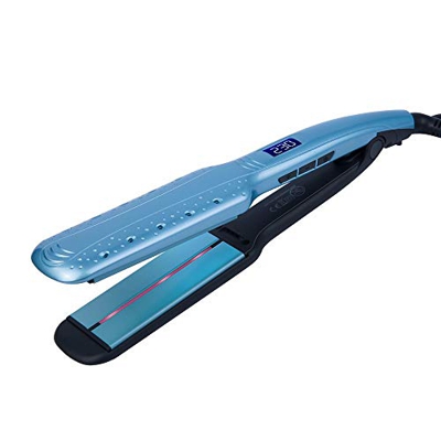 SLFPOASM Piastra per Capelli Versione Larga a ioni Negativi a infrarossi, Display a Cristalli liquidi, Ferro arricciacapelli, Stecca elettrica per Lis