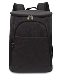 Lemongirl - Zaino da escursionismo con borsa termica isolata, zaino grande da campeggio, unisex, da viaggio, per picnic, pranzo, Uomo, WJ129-Black, Ne precio