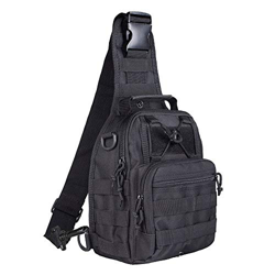 BeGrit Borsa a tracolla con funzione di zaino militare tattico dotata di cinghie per uso quotidiano per attività all’aria aperta sport campeggio ed es características