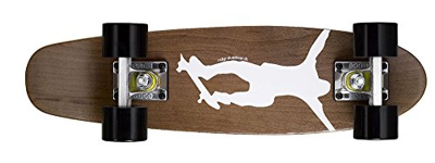 Ridge Skateboards Maple Mini Cruiser- NR1 Skateboard, Nero