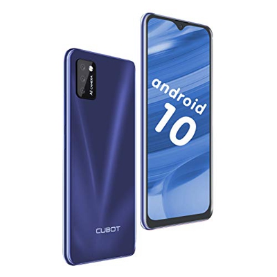 Tripla Fotocamera CUBOT NOTE 7 Smartphone 5.5 Pollici Waterdrop 3100mAh Android 10 16GB ROM Face ID Dual SIM GPS 4G Cellulare Blu