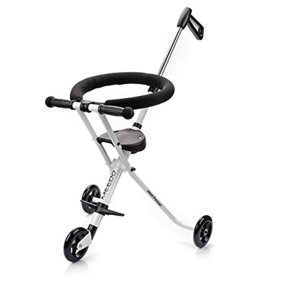 Passeggino 3 Ruote - Leggero Pieghevole Compatto - Triciclo Bambini per Ragazzi e Ragazze max 25 kg (Meedo)