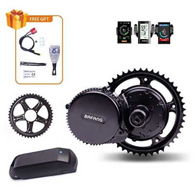 DERUIZ Bafang Kit Bici Elettrica 36v 250w 350w 500w 8fun Motore Elettrico Ebike Kit Conversione Pedalata Assistita con Batteria agli Ioni di Litio e C