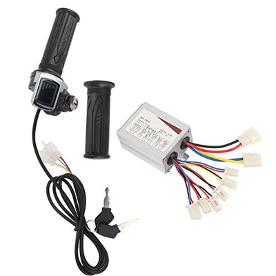 Pwshymi Controller per Motore Elettrico con Controller brushless per Bici elettrica con Set di manopole dell'acceleratore per Bici elettrica