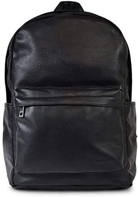 Zaino per computer effetto pelle vintage per uomo urbano – nero