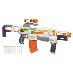 Hasbro Nerf B1538EU6 N-Strike Modulus ECS-10 Blaster, Mirino di Precisione, Versione Tedesca características