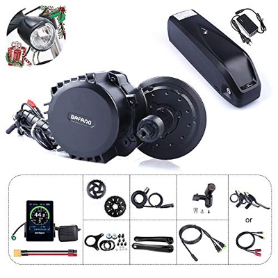 JUNSTAR 8fun Bafang BBSHD Motore Centrale 48V 1000W Kit di conversione Bici elettrica Mcon Batteria E-Bike Batteria al Litio Hailong 11.6Ah / 17.5Ah