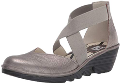 Fly London Paco147fly, Sandali a Punta Chiusa, Grigio (Pewter 003), 34 EU precio