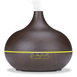 Irfora Diffusore di Olio Essenziale 550 ml con 7 Colori Funzione di spegnimento Automatico a 4 Timer Diffusore di Aromaterapia Umidificatore a Nebbia  en oferta