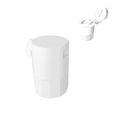 Steellwingsf Baby manuale portatile pillola polverizzatore macinare medicina compresse diVisore frantoio bambino alLattamento alimentazione White