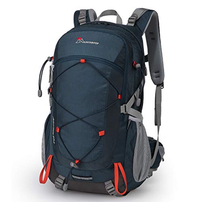 MOUNTAINTOP 40 Litri Zaino Trekking Outdoor Multifunzione Zaino per Uomo Donna da Escursionismo Campeggio Viaggio Zaini con Copertura della Pioggia, B