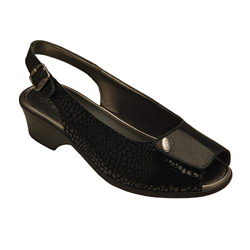 Scholl Sandali con Cinturino Rossana, Nero, 39 EU en oferta