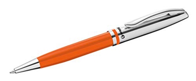 Herlitz 50027187 - Penna stilografica per destrorsi, colori assortiti, 1 pezzo orange Blister classico.