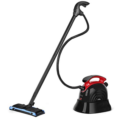 SIMBR Pulitore a vapore con ferro da stiro, mocio a vapore, con 13 accessori, nessuna funzione di aspirazione, pulizia per pavimenti, finestre, tappet