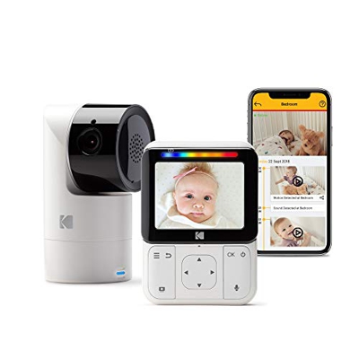 Video Baby Monitor KODAK Cherish C225, 1MP 720P, PTZ, wireless, telecomando, slot per scheda micro SD