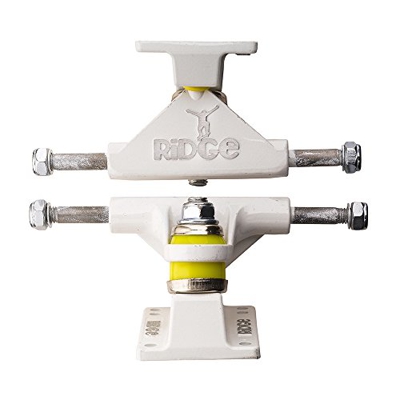 Ridge Skateboards Mini Cruiser Skateboard Trucks, Bianco, 3"