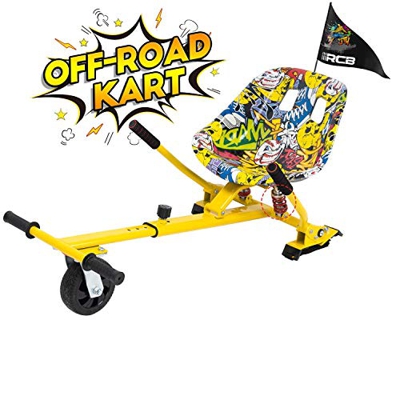 GeekMe Hoverkart, Sedile Hoverboard, Hoverkart Fuoristrada, Hoverkart con Assorbimento degli Urti, Hoverkart Si Adatta a Hoverboard 6.5.8.5.10 Pollici