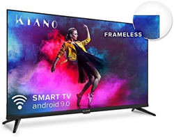 METAL Kiano Elegance TV 32" Pollici Android TV 9.0 [Televisore 80 cm Frameless Senza Cornice TV 8GB] HD, Smart TV, Netfilx, Youtube, Facebook) Triple  precio