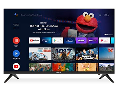 Caixun Android9.0 smart TV EC43S1A with Google Assistant and Google Play Store, 43 Pollici, Ultra HD 4K Televisori, HDR 10, Tuner Triplo(DVB-T2/T/C/S2