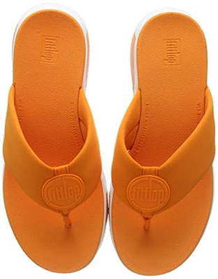 Fitflop Logo Sporty Toe Post, Sandalen Donna, Bianco (Ss20 Oriole 050), 38 EU