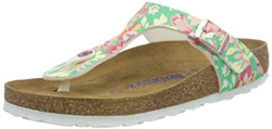Birkenstock Tongs Gizeh SFB Birko-Flor Supernatural, Sandali Donna, Super Natural Flower Emerald, 39 EU precio