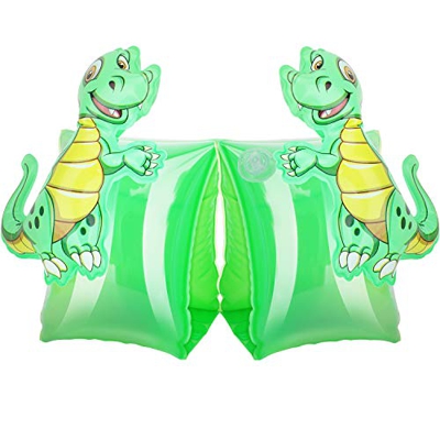 MoKo Salvagente per Bambini, 2 Braccioli Gallegianti ed Gonfiabili in PVC Ultra Resistente con Valvola Gonfiabile, Accessori Salvagente per Nuoto, Pus