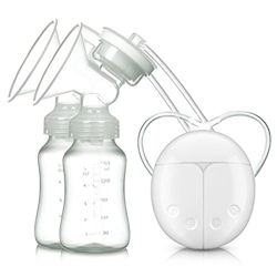 VOSMEP Elettrico Tiralatte, USB BPA-libero & 100% Qualità del cibo Raddoppiare Pompa di latte, Massaggi & La prolattina Modo SH043 características