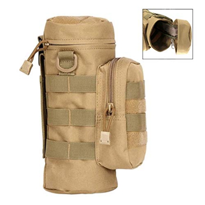 Gearmax Tasche Tattiche Molle,Borsa Tattica per Bottiglia d'Acqua Borsa Tattica Militare con Borsa per Accessori Extra