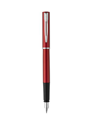 Waterman Allure penna stilografica, laccata rosso, in acciaio di dimensioni fini – nel suo cofanetto características