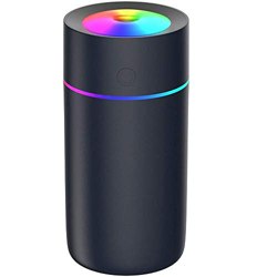 Umidificatore Mini - Unità di umidificazione premium con serbatoio dell'acqua da 320ml, funzionamento Ultrasuoni silenzioso, spegnimento automatico e  características