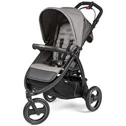 Peg Perego BOOK CROSS Passeggino 3 Ruote con Copertina e Parapioggia, Class Grey características
