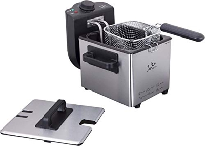 Jata FR115/SL Friggitrice, 1000 W, 1,5 litri, acciaio inox