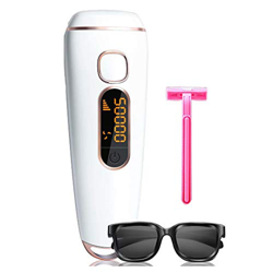 IPL 9999999 - Dispositivo di depilazione permanente, senza dolore, laser, depilazione professionale con schermo LCD, utilizzo a casa per uomini e donn en oferta