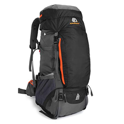 SKYSPER Zaino da Trekking 65L, Zaino Escursionismo Grande capacità con Cappuccio Antipioggia Nylon Impermeabile per Viaggio Trekking Escursione características