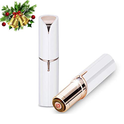 Epilatore Elettrico per Il Viso, Depilazione Indolore di Forma di Lady Depilazione Strumento per La Rasatura del Labbro Superiore Epilatore di Rossett