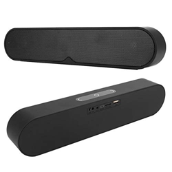 Uxsiya Soundbar Bluetooth 5.0 Ricaricabile HiFi ad Alta Potenza Leggera con Cavo di Ricarica per Uso Domestico características