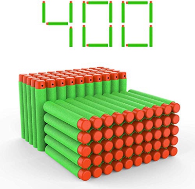 DEWEL 400Pcs Dardi Universili di Schiuma Dardi Proiettili Morbide Freccette Schiuma Proiettile per di Nerf N-Strike Elite Series Retaliator Blasters