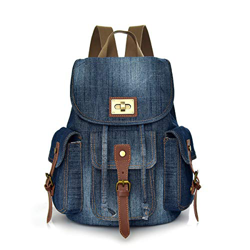 Ver CHEREEKI Zaino, Zaino Borsa Jeans Vintage con Tasche Multiple per Laptop da 14 pollici per Daypack Casual Scuola e Viaggio y sus características CHEREEKI Zaino, Zaino Borsa Jeans Vintage con Tasche Multiple per Laptop da 14 pollici per Daypack Casual Scuola e Viaggio en oferta