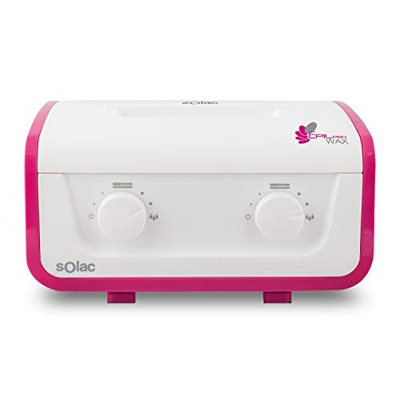 Solac DC7502 Epilatore Scaldacera Professionale con Doppio Vaschetta e Filtro per Riciclare la Cera e Riutilizzabile