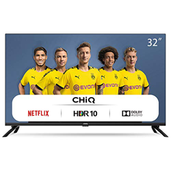 CHiQ L32H7N HD Smart TV, 32 pollici, Wi-Fi, Netflix, Youtube, Prime Video, Facebook, HDR, DVB-T2/C/S2, Frameless Design características