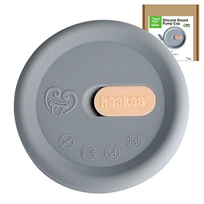 Haakaa Cover per tiralatte manuale in silicone Cap Grigio