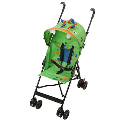 Safety 1st Crazy Peps Passeggino pieghevole, leggero con capottina, Unisex Bambini, Spike, Verde